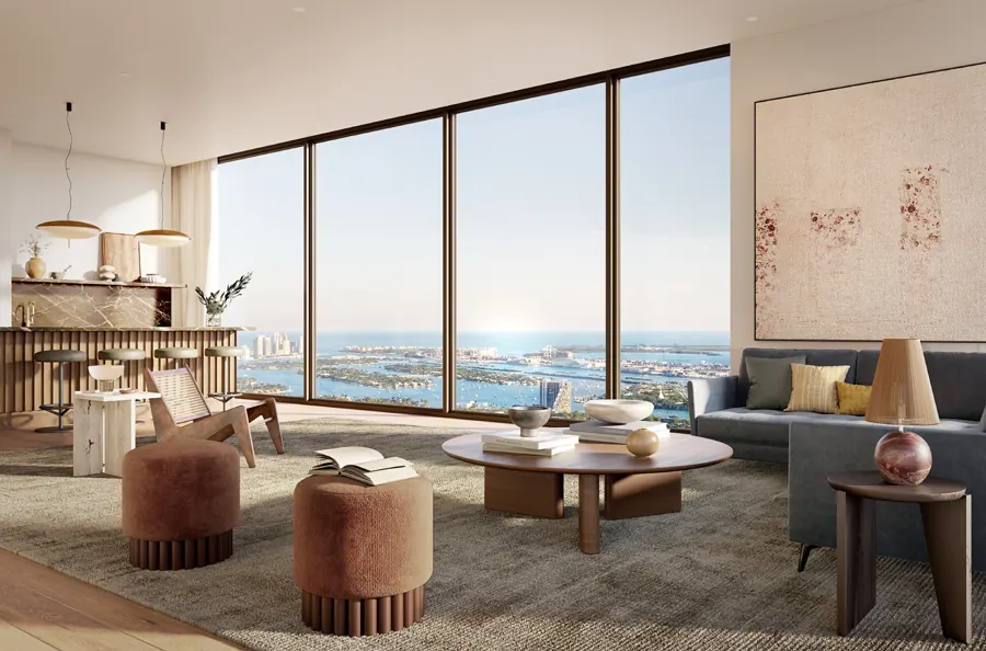 Villa Piano family room, top Piano floor