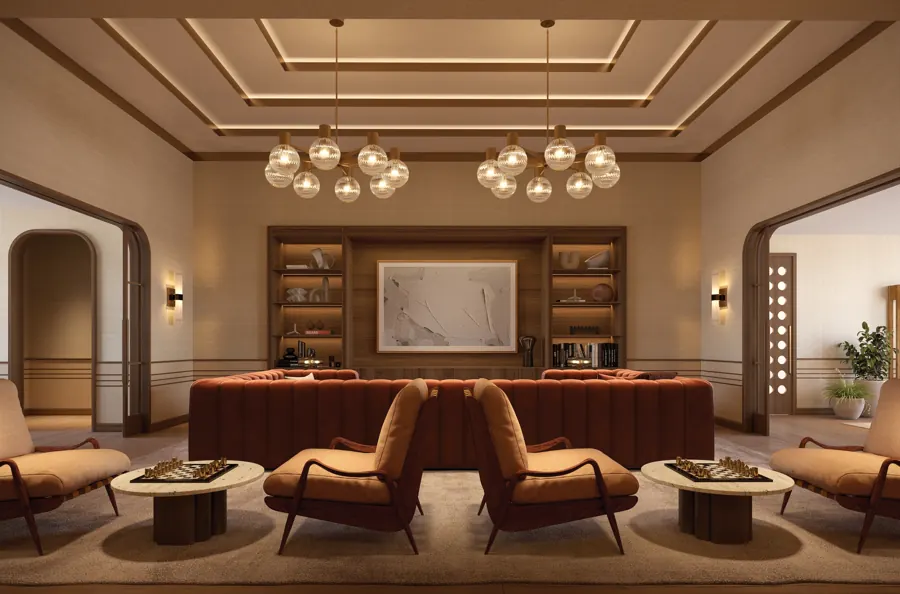 Villa Miami game room