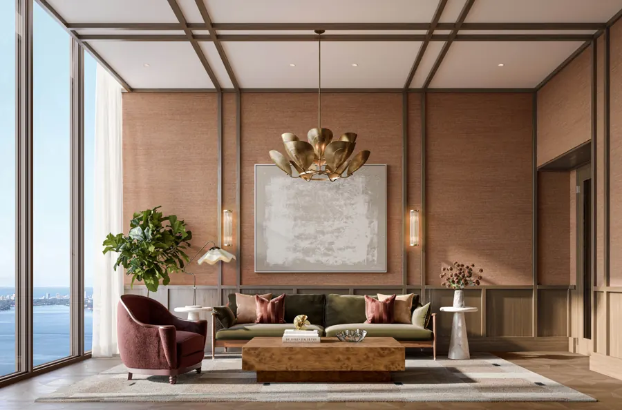 Villa Miami helipad lounge