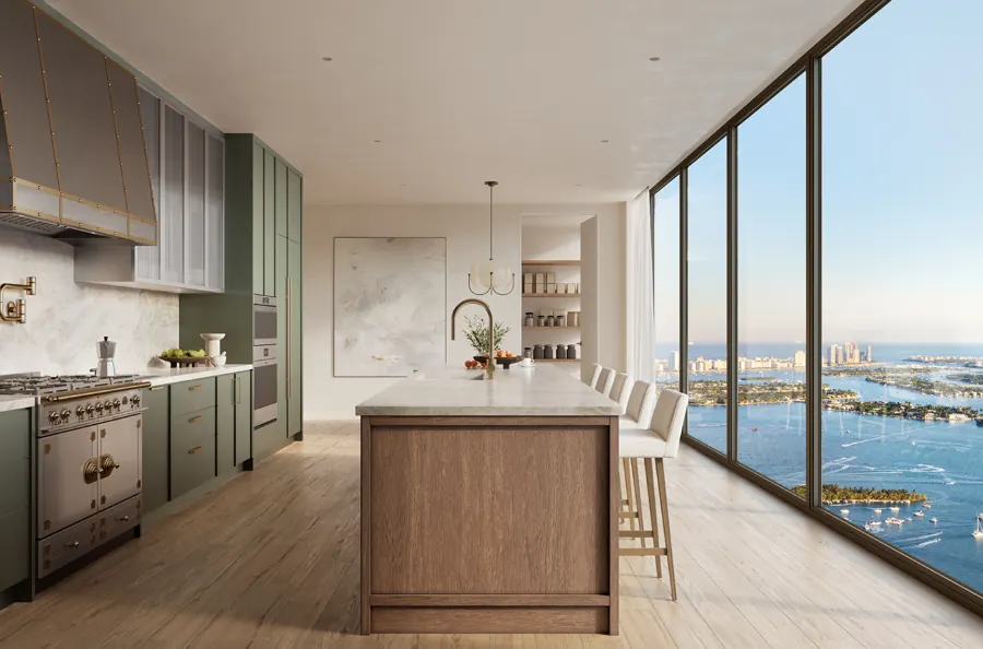 Villa Miami Kitchengreen2